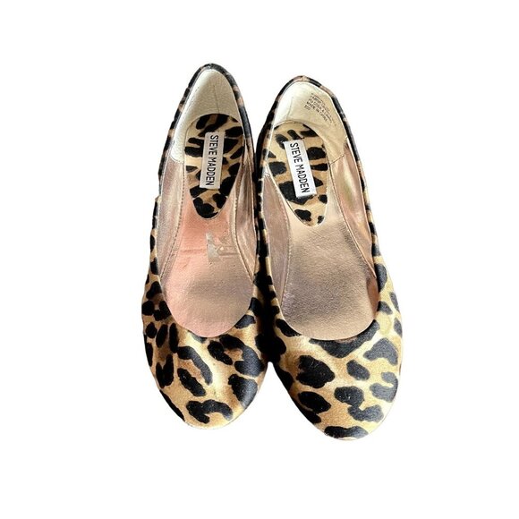 Steve Madden Cheetah Office Flats Size 6 - Picture 1 of 5